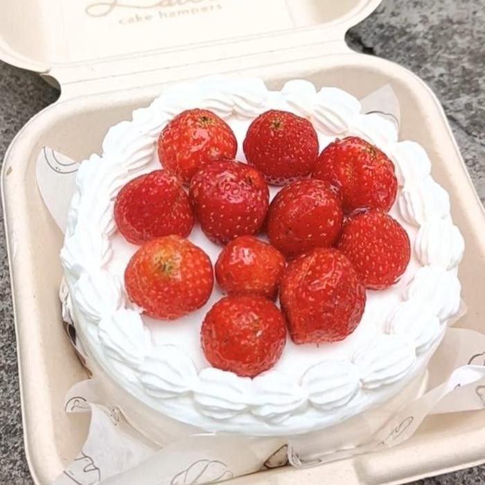 Lunch box bulat custom.korean cake.lunchbox