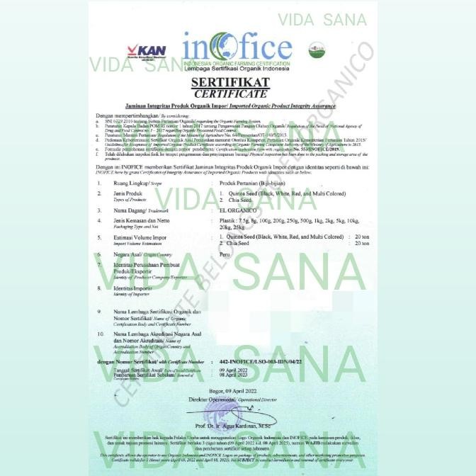 

White Quinoa Organic - Sak 25Kg