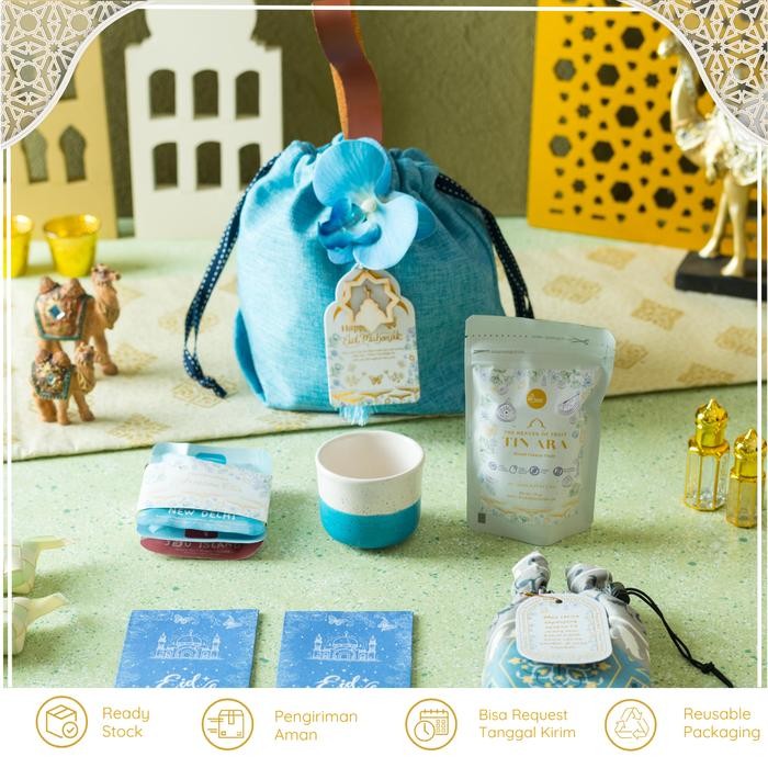 Gift Joy Package - Hampers Artisan Tea & Mug Ceramic Kado Souvenir Wedding Birthday Hampers