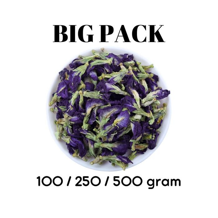 Bigpack Grosir - Butterfly Pea Flower Tea 100 g, 250 g, 500 g