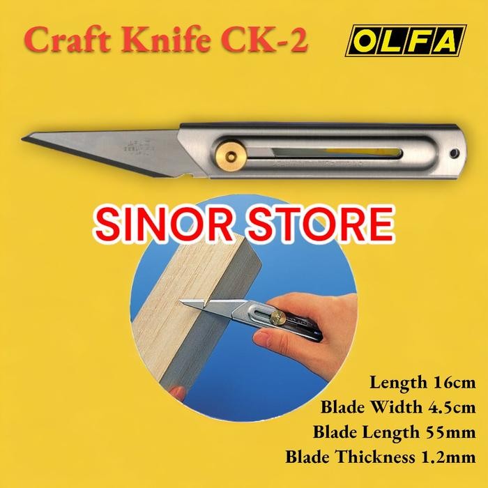 

OLFA SAFETY CUTTER CK-2 OLFA CRAFT KNIFE KODE 1374