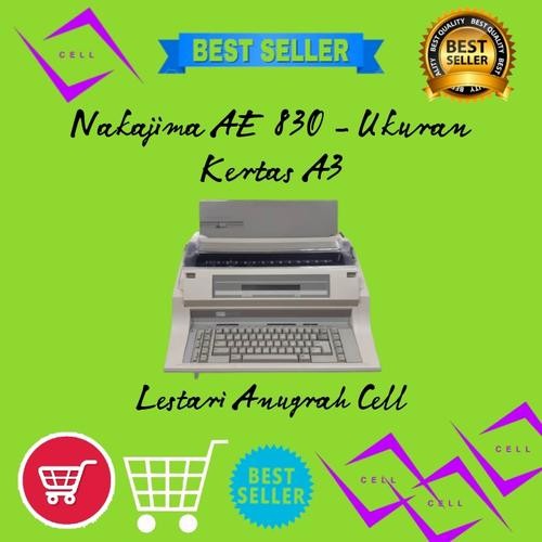 Nakajima AE 830 - Mesin Tik Electric A3 Layar