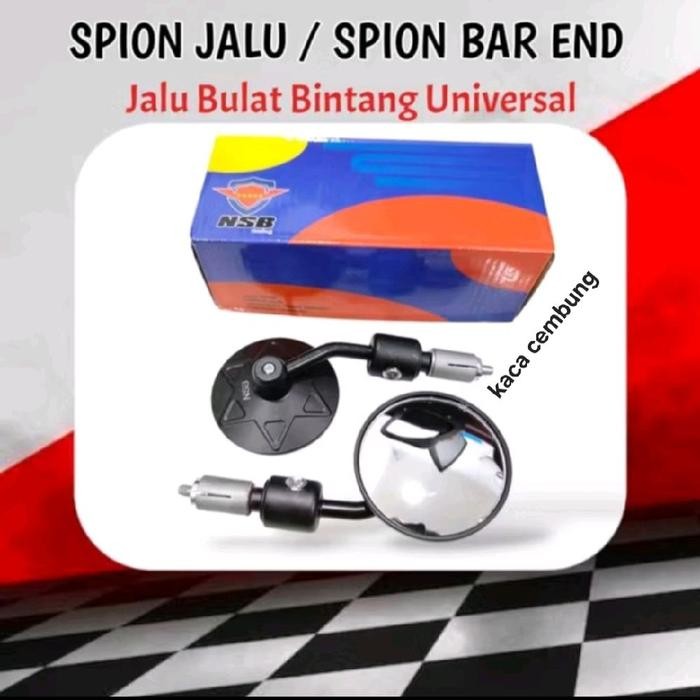 TERLARIS SPION JALU/SPION BAR END NSB BINTANG RACING NMAX AEROX VARIO BEAT VIXION X ABRE MOTOR