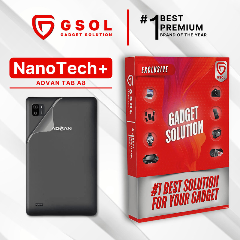 GSOL EPU BIO GENESIS Hydrogel for ADVAN Tab A8 / Back Cover Guard Protector (Nanotech+ 100% Recycle)