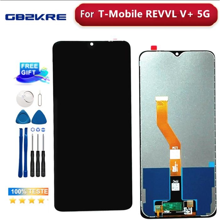 Original For T-Mobile REVVL V+ 5G LCD Display Screen Touch Panel Digitizer For T-Mobile REVVL V Plus