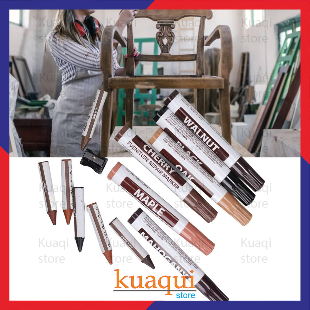 

Set Spidol Pewarna Kayu Wood Repair Sticks Marker 12 PCS - YL228