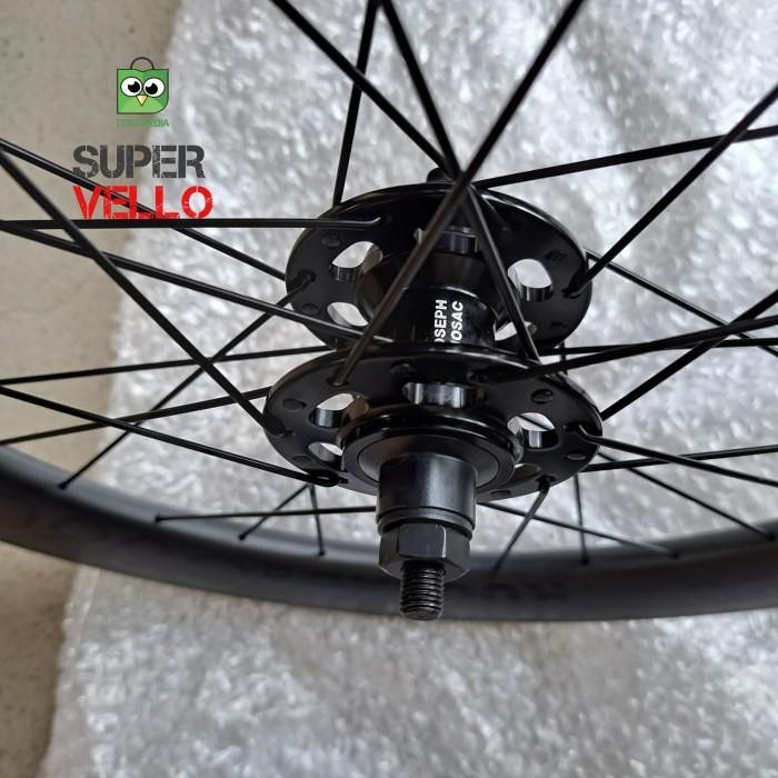 Terbaru Joseph Kuosac Bromton Carbon Wheelset 349 Black Becal