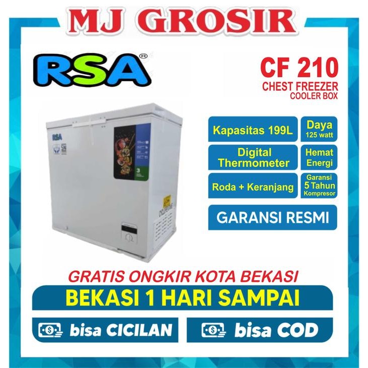 Rsa Cf 220 Est Freezer Box 220 L Lemari Pembeku 220 Liter By Gea