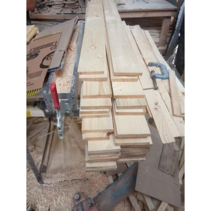 

Papan Kayu Tipis 100X9X1 Isi 5Pcs Kayu Pinus Jati Belanda Serat Jerman
