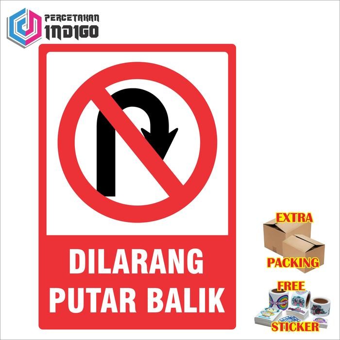 

Plat Alumunium Rambu Dilarang Putar Balik