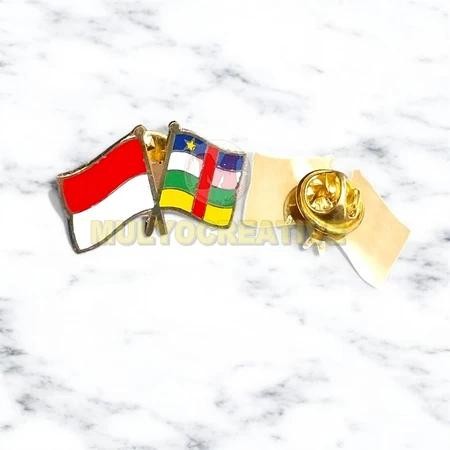 

Pin Bendera Persahabatan Indonesia Afrika Tengah - Flag Pin Indonesia Afrika Tengah PREMIUM