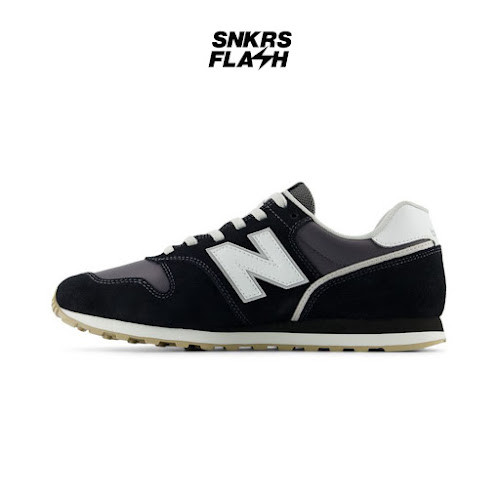 NEW BALANCE 373 BLACK WHITE Sepatu Sneakers Pria - ML373AK2 - Size 44.5