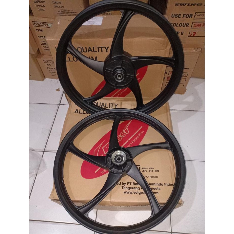 Velg/pelek rossi untuk motor Supra x,Supra fit lama lubang baut 5