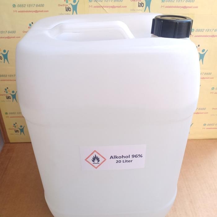Alkohol 96% / Alkohol 96 Persen 20 Liter Khusus GRAB / GOJEK