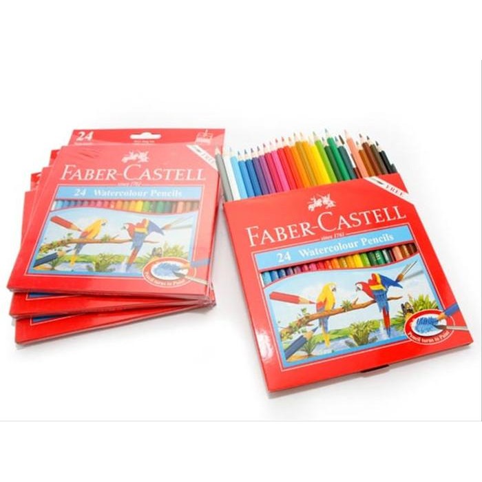 

Pensil Warna Air Watercolour Pencil - Faber Castell 24 Warna Murah!