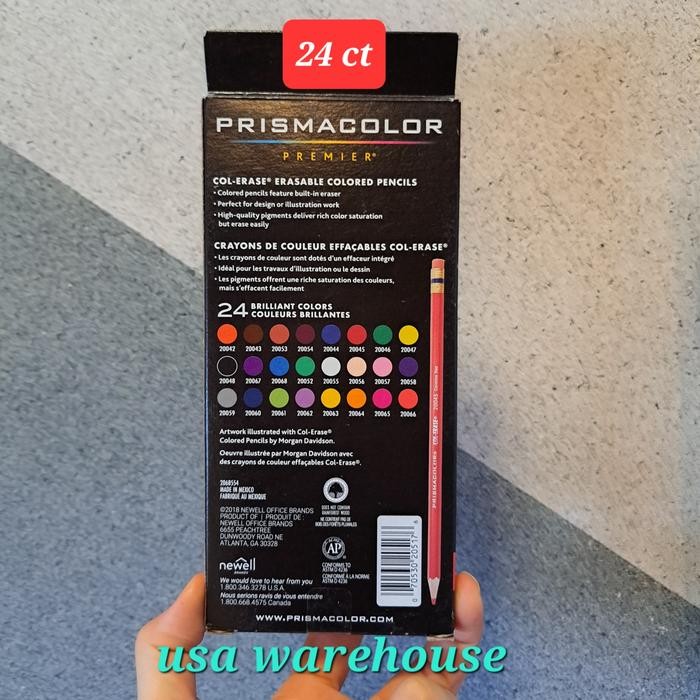 

Prismacolor Premier Col-Erase 12 / 24 Erasable Colored Pencils Usa