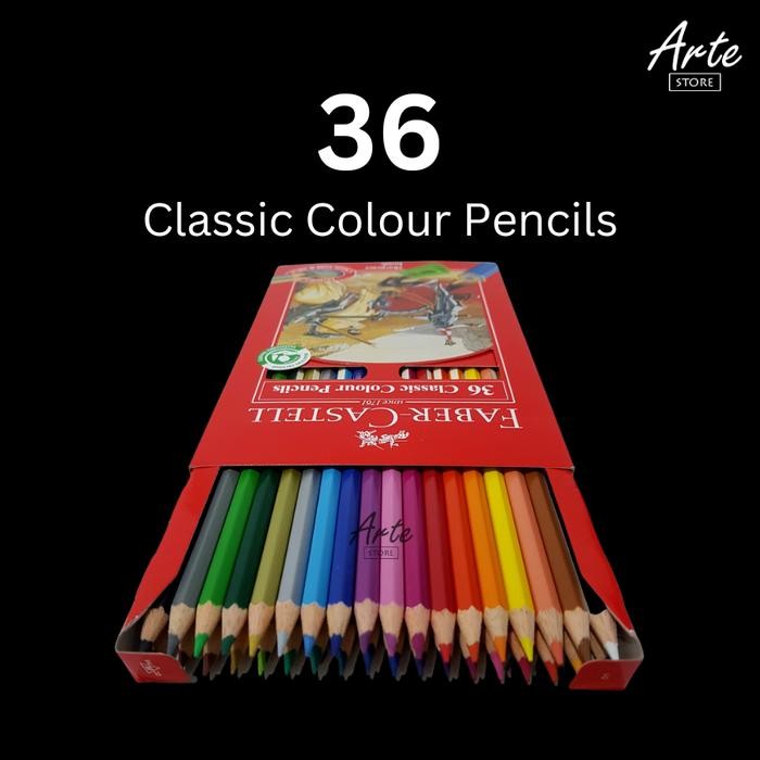 

Pensil Warna - Faber Castell Classic Color Pencil 36 Warna