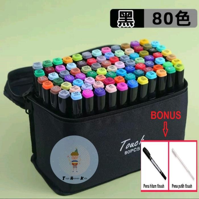 

Spidol 80 Warna Anak Gambar Sketsa Twin Marker Sketch Copic