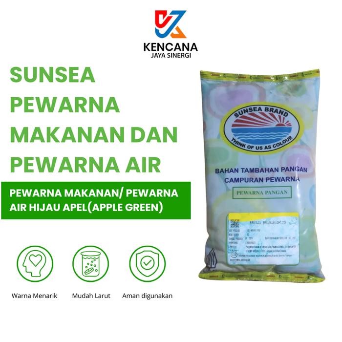 

NEW! SUNSEA BRAND PEWARNA MAKANAN/ PEWARNA AIR HIJAU APEL(APPLE GREEN) 1KG