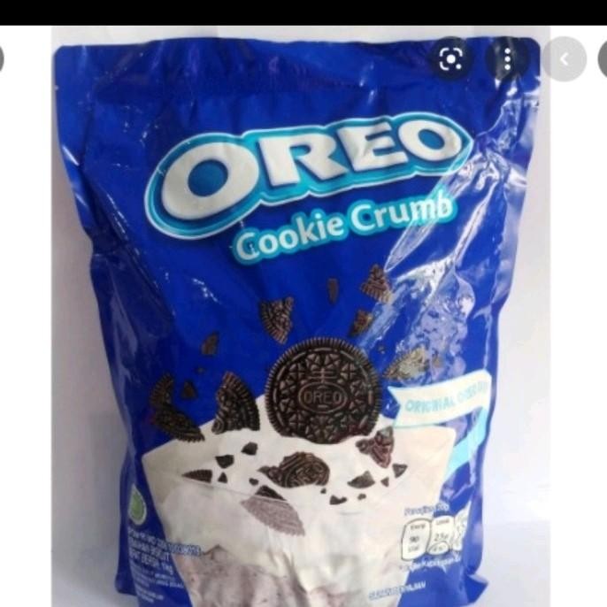 

NEW! OREO CRUMB TANPA CREAM POUCH 1KG COCOK UNTUK TOPPING MINUMAN KEKINIAN