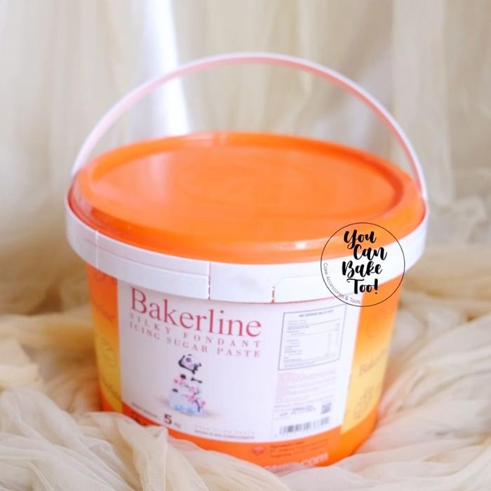 

NEW! BAKERLINE FONDANT WHITE REPACKED 1KG