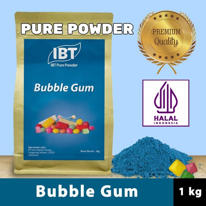 

NEW! PURE BUBBLE GUM POWDER MURNI BUBUK IMPORT MAKANAN KUE