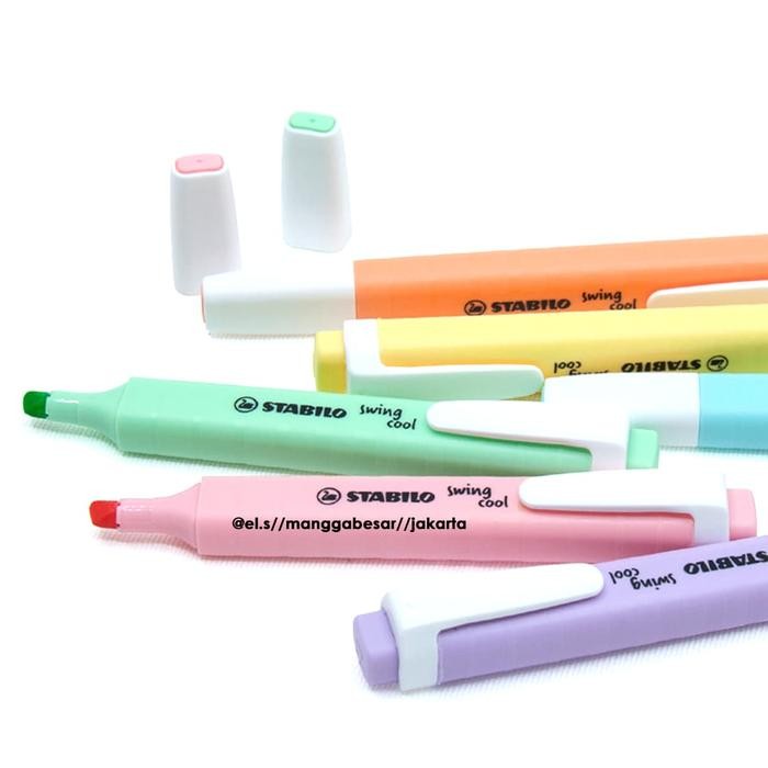 

Stabilo Swing Cool Pastel Set 6 Warna