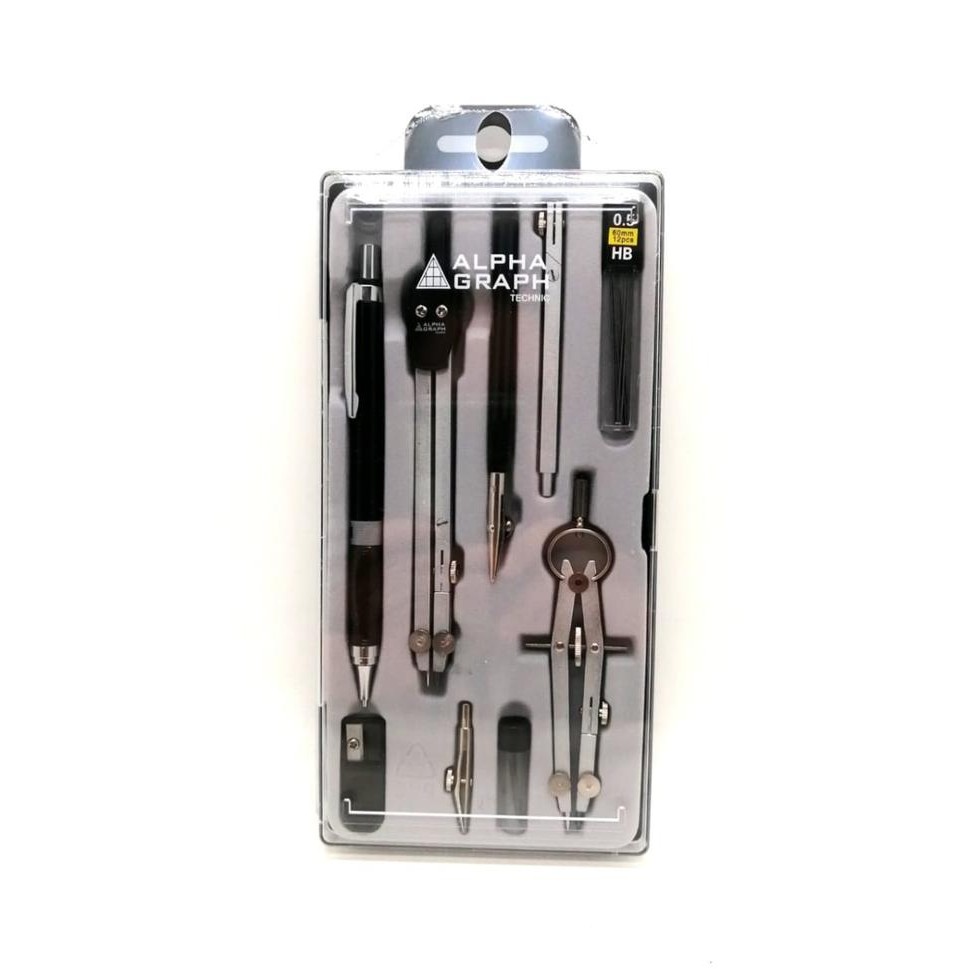 

Jangka Compass Set Alpha Graph Technic