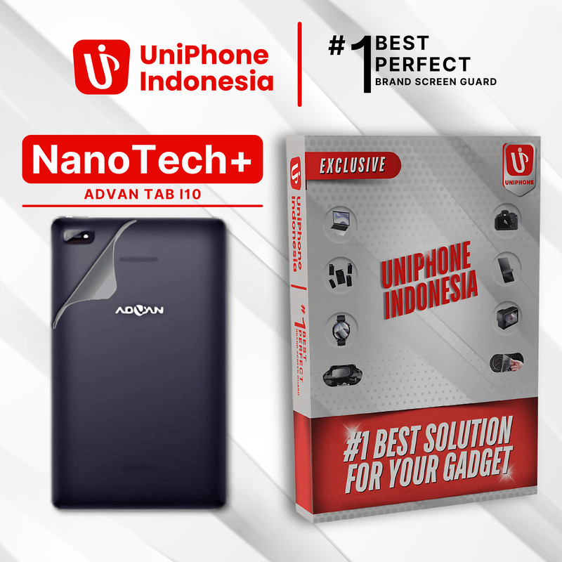 UniPhon EPU BIO GENESIS Hydrogel for ADVAN Tab i10 / Back Cover Guard Protector (Nanotech+ 100% Recy