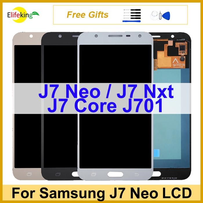 For Samsung Galaxy J7 Neo J701 J701F LCD Display Touch Screen J7 Nxt J7 Core J701M Digitizer Assembl