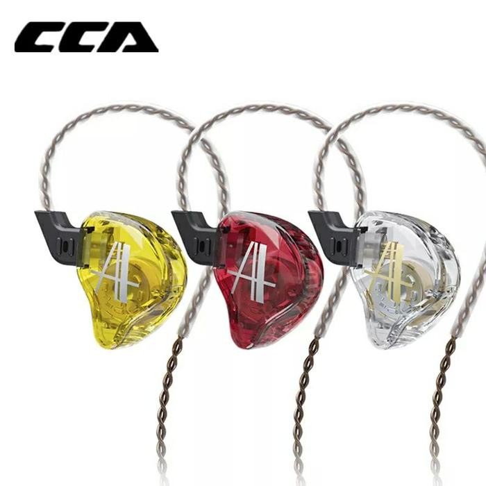 KZ x CCA CA2 Dynamic Driver In Ear Earphone HiFi Powerfull Bass Upgraded KZ EDX