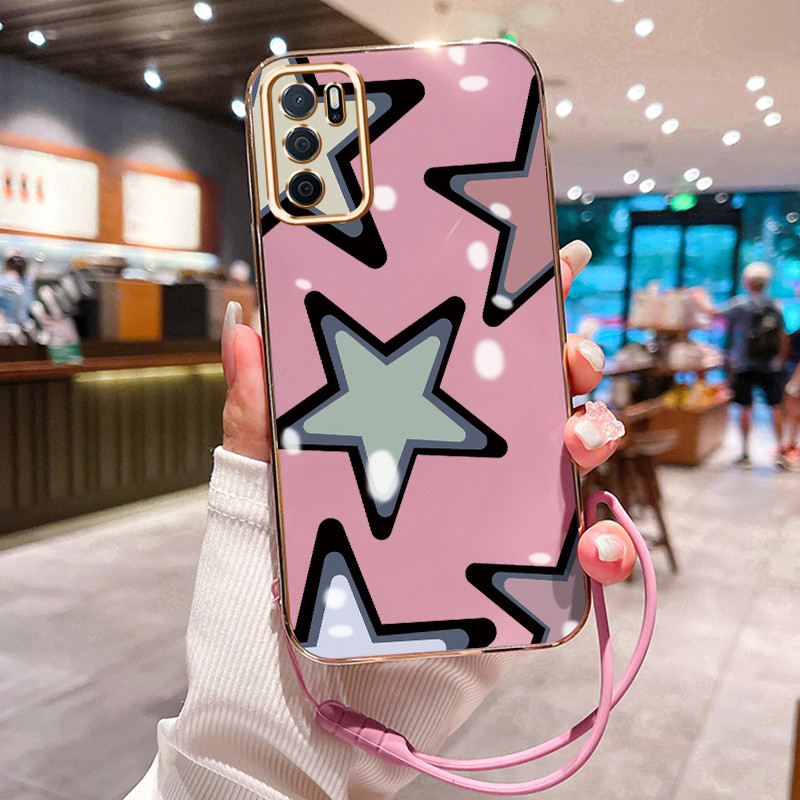 Casing Hp Untuk OPPO A16 A16s A54s A16K A16E Case Casing Graffiti sederhana HP Cesing Silikon Softca