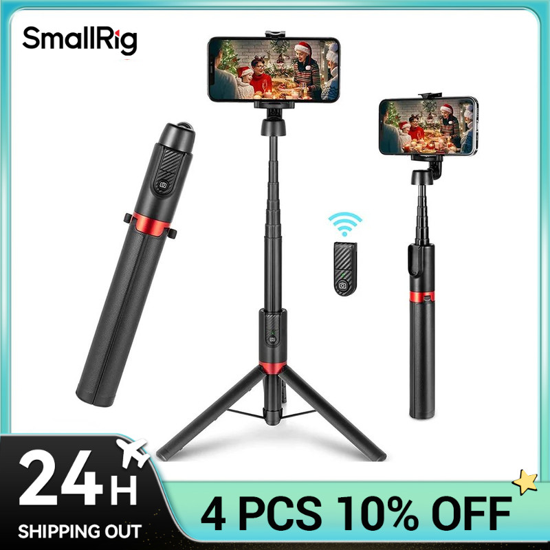 SmallRig Portable Wireless Selfie Stick Bluetooth Foldable Mini Tripod For IPhone 13 /For Huawei Rem