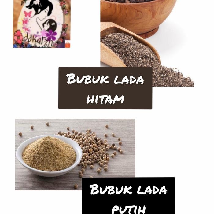 

Bubuk Lada Putih /Hitam 500Gr