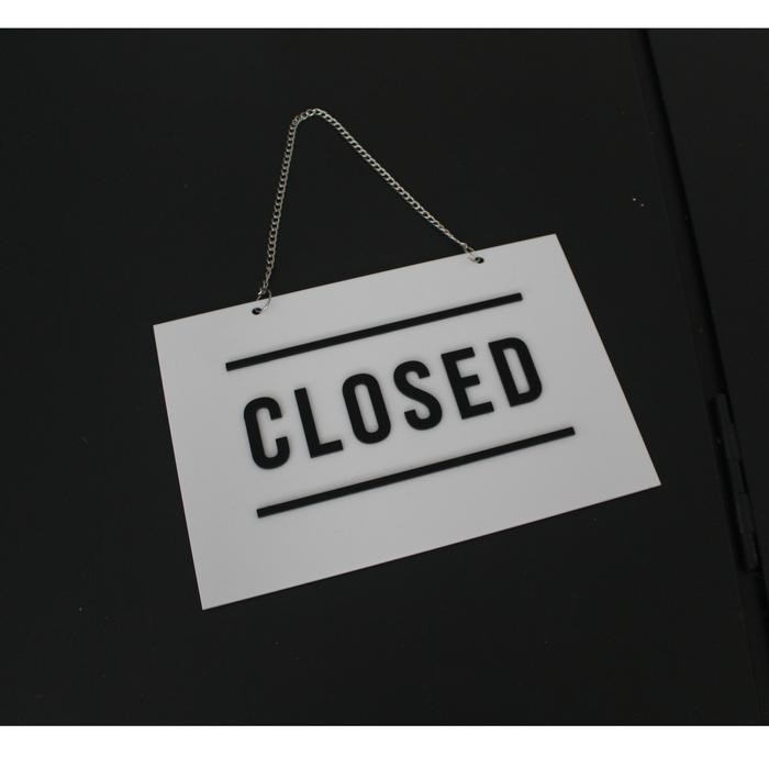 

Sign Acrylic Open Closed / Signage Akrilik / Papan Acrylic