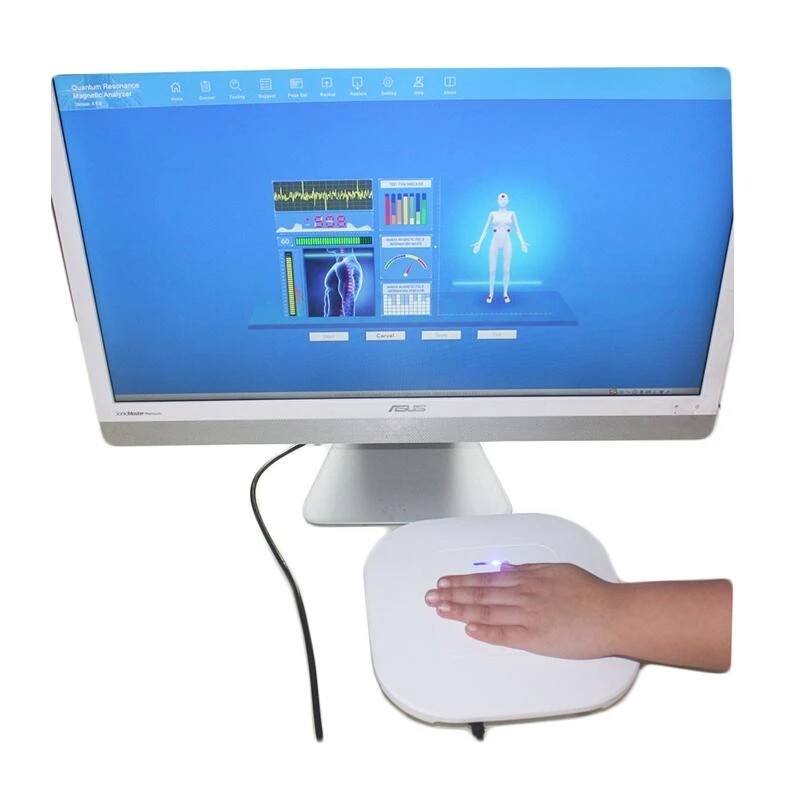 Original QMR-998 Quantum Resonance Magnetic Analyzer Set Hand Touch Quantum Body Analyzer With 52 Re