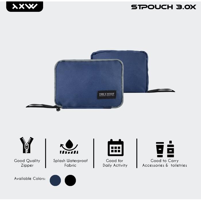 Tas Pouch Pria Water Resistant The X Woof STpouch3x
