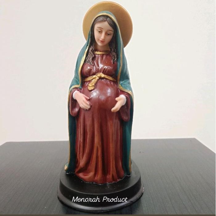 Patung Maria Mengandung 16cm