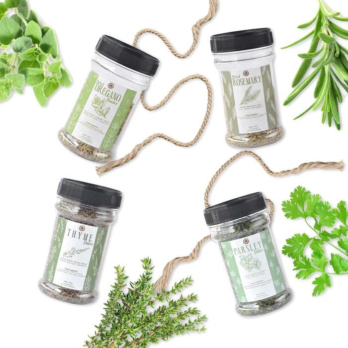 

Essential Herb Pack / Paket ( Oregano , Thyme , Parsley , Rosemary ) -Gratisongkir