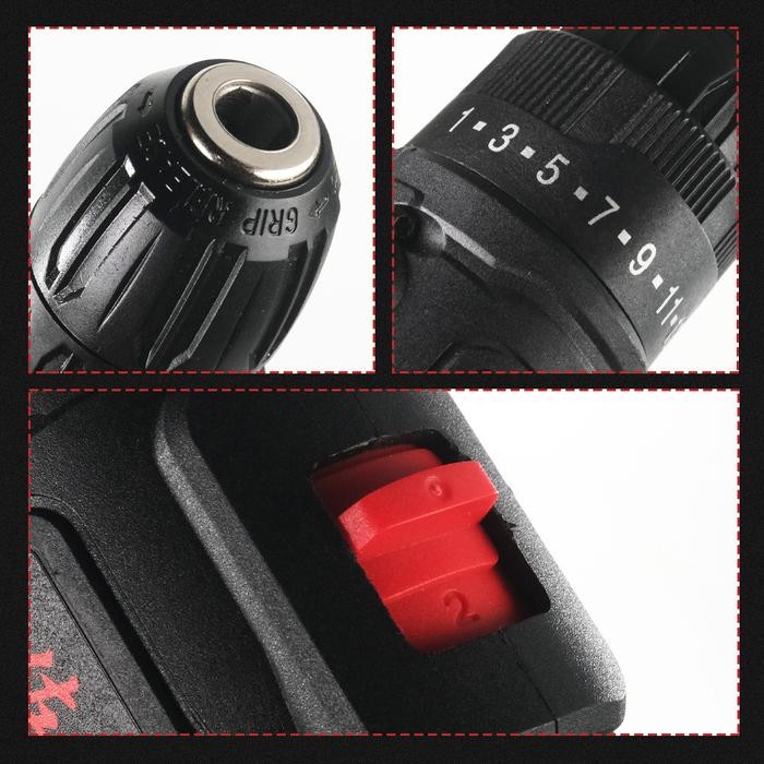 Unit Only - Bor Listrik Cordless Lithium Battery Rechargeable 12V - 88F