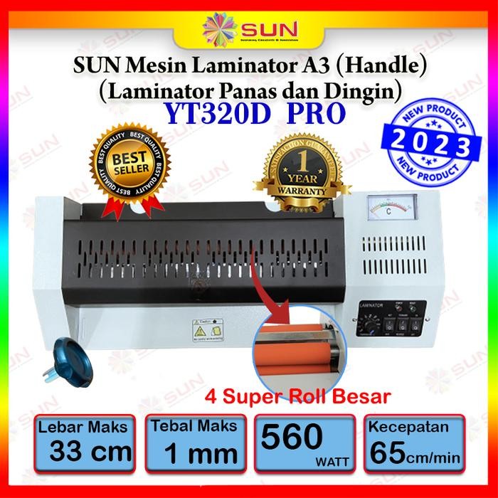 

DKF9 Mesin Laminating Laminator 32 Cm Dengan Handle