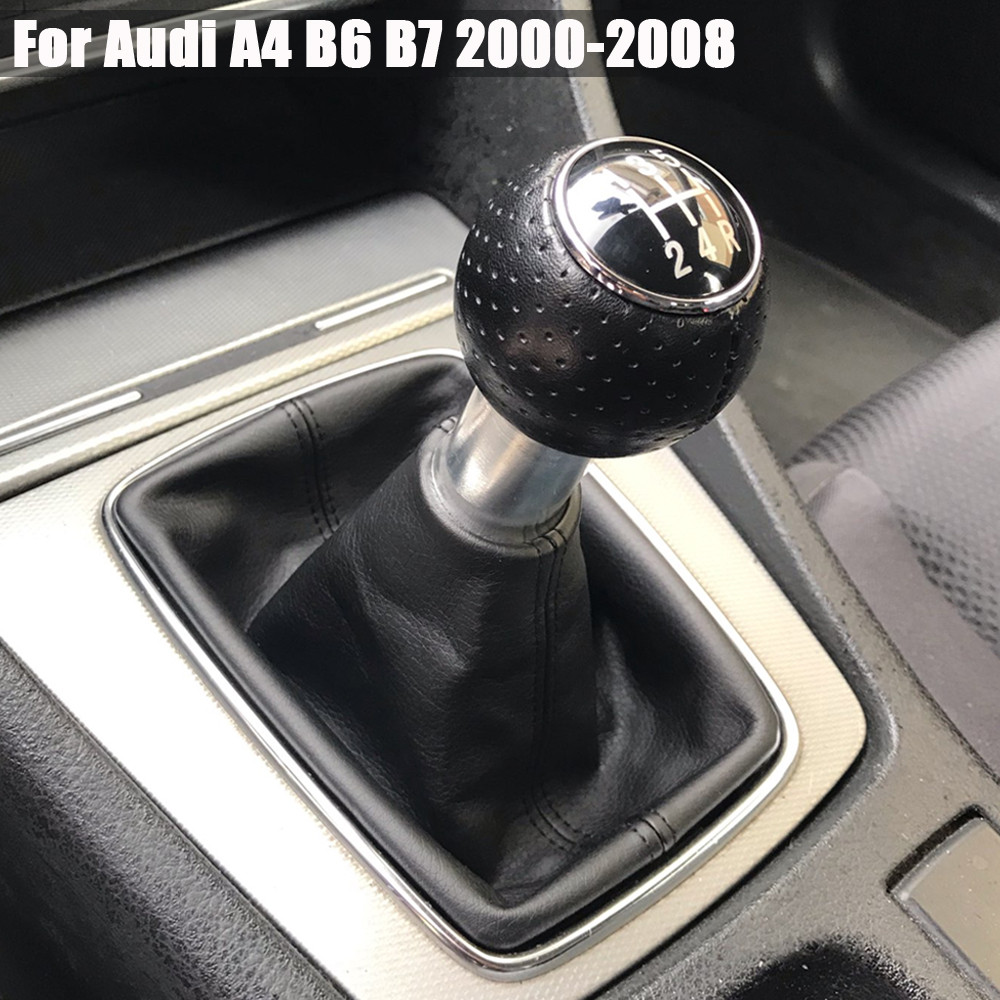 IMPORT FIT FOR AUDI A4 B6 2000-2008 MANUAL 5 6 SPEED CAR GEAR SHIFT SHIFTER KNOB LEVER HANDLE HEAD