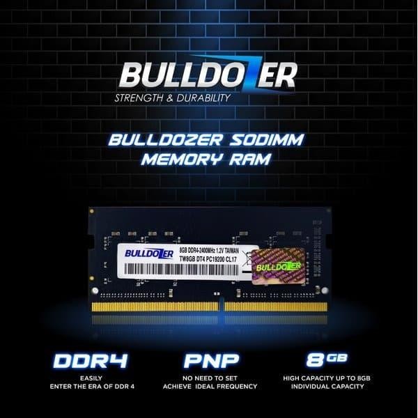 Cuci Gudang MEMORY RAM LAPTOP 8GB BULLDOZER DDR4 2400MHz-PC19200 GARANSI