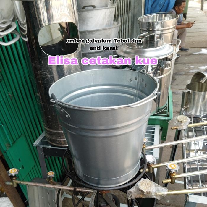 ember galvanis 5 liter / ember kaleng anti karat / pot kaleng tebal