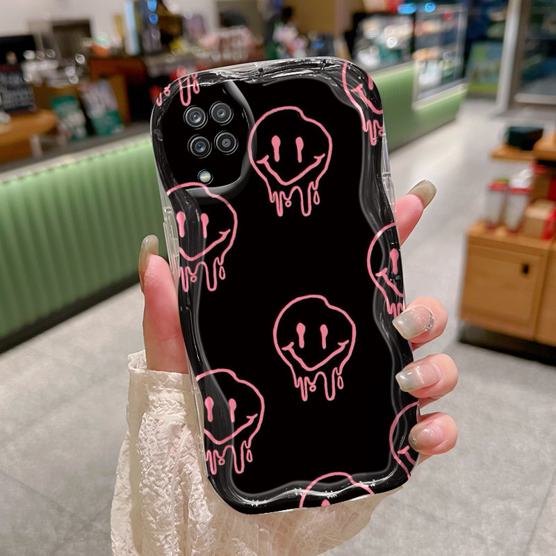 Casing Hp Untuk Samsung Galaxy A12 4G A12 5G M12 F12 Case Casing pole Tas Emoji Alien Kasing HP Kesi