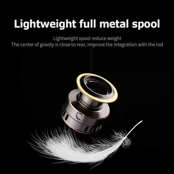 Reel Pancing Besi 10 Kg Drag Fishing Reel He Seri Metal Laut