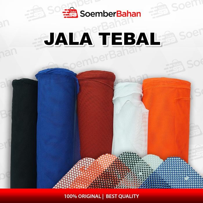 BAHAN KAIN JALA TEBAL - BAHAN KAIN/ KULIT SINTETIS ( PER METER )