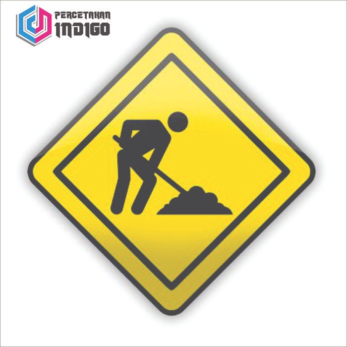 

Plat Alumunium Rambu Lalulintas Sedang Ada Pekerjaan Jalan