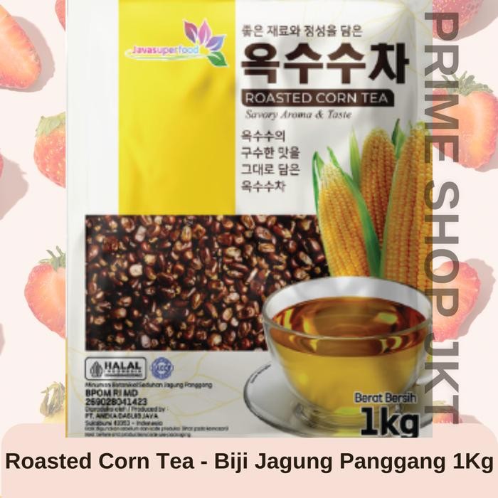 

NWFK Pure Korean Roasted Corn Tea - Teh Biji Jagung Panggang Utuh 1Kg Lokal