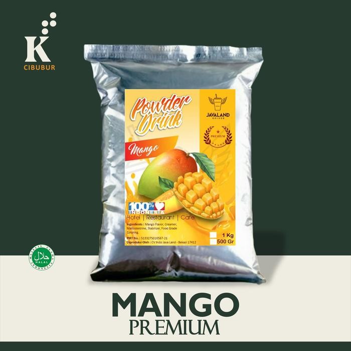 

NWFK Javaland Cibubur - Bubuk Minuman Mango Premium 1Kg Original Javaland Halal Mui Untuk